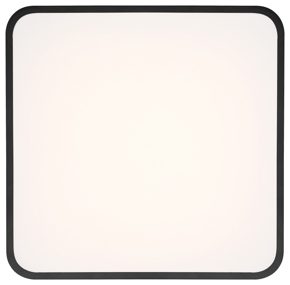 Access Lighting 49981LEDD-ACR Granada 16"W LED Flush Mount Square - Black