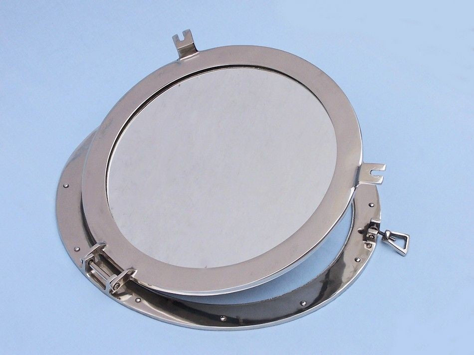 Deluxe Class Porthole Window, Chrome, 20''