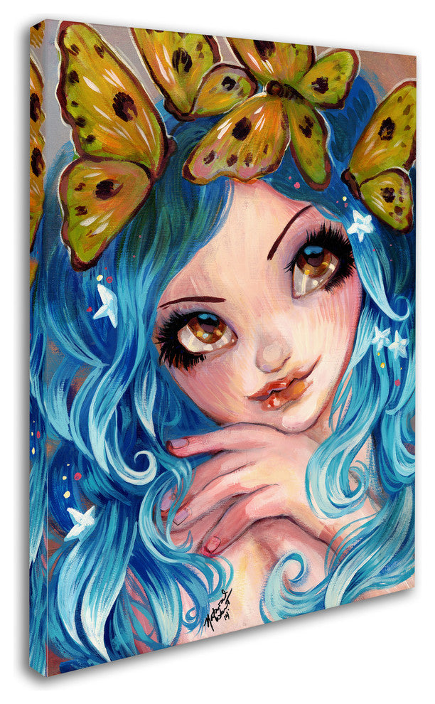 Natasha Wescoat 'Crown Of Butterflies' Canvas Art, 14x19