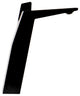 Black Matte Single Hole Tall Bathroom Faucet