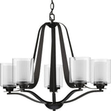 Kene Collection Graphite 5-Light Chandelier