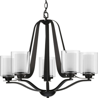 Kene Collection Graphite 5-Light Chandelier