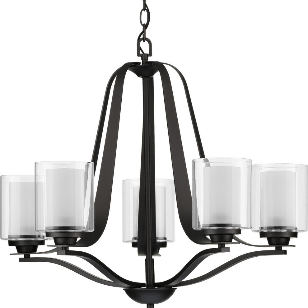 Kene Collection Graphite 5-Light Chandelier