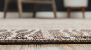 Rug Unique Loom Del Mar Light Brown Rectangular 5' 0 x 8' 0