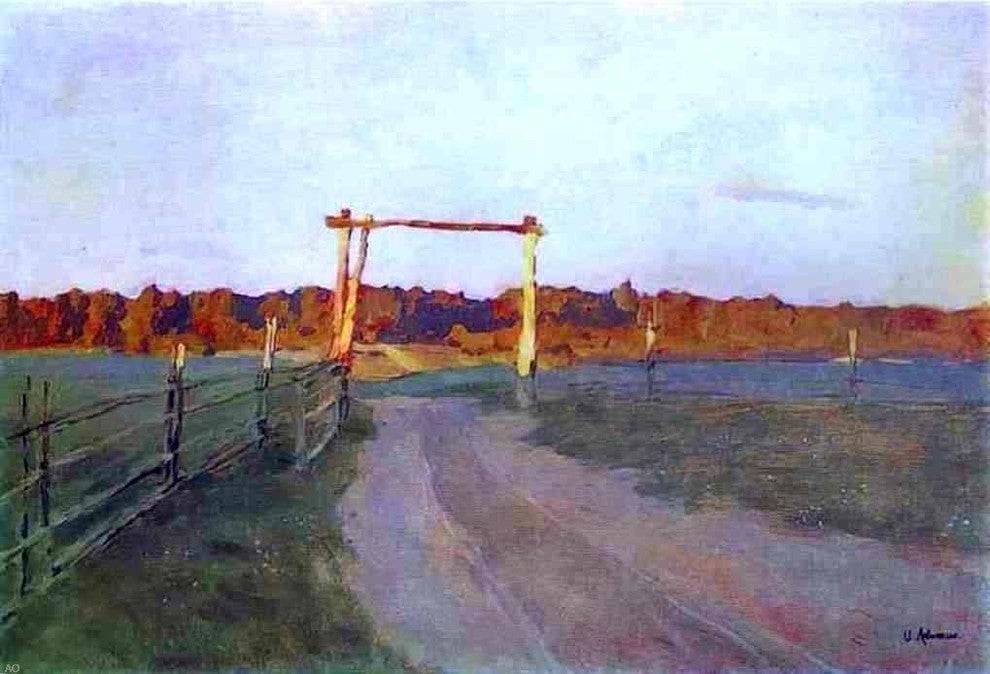 Isaac Ilich Levitan Summer Evening Wall Decal