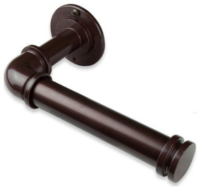 Single Toilet Paper Holder, Bronze