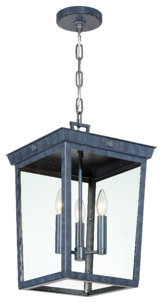 Belmont 3 Light Graphite Outdoor Pendant