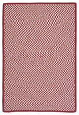 Outdoor Houndstooth Tweed OT79 Sangria Indoor/Outdoor Area, Rectangular 4'x6'