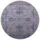 Ahgly Company Indoor Round Mid-Century Modern Area Rugs, 7' Round