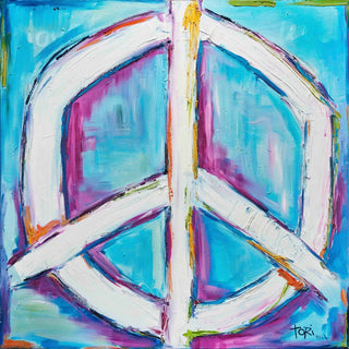 "Bright Peace" Painting Print on Wrapped Canvas