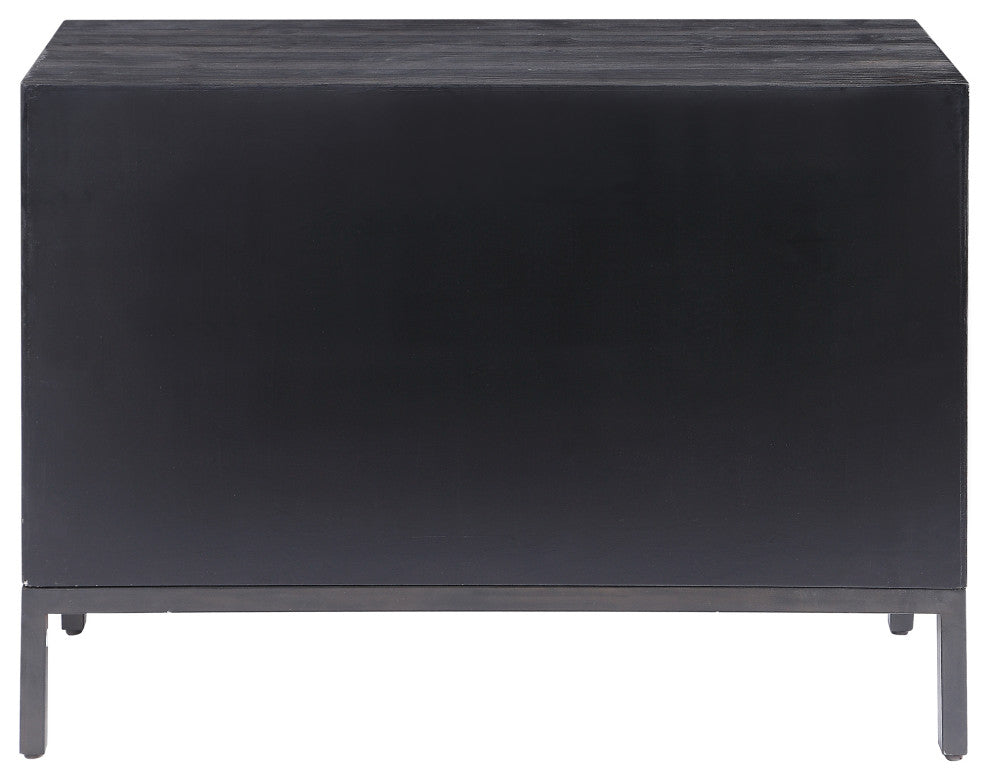 Solid white background with full side view of the cabinet.