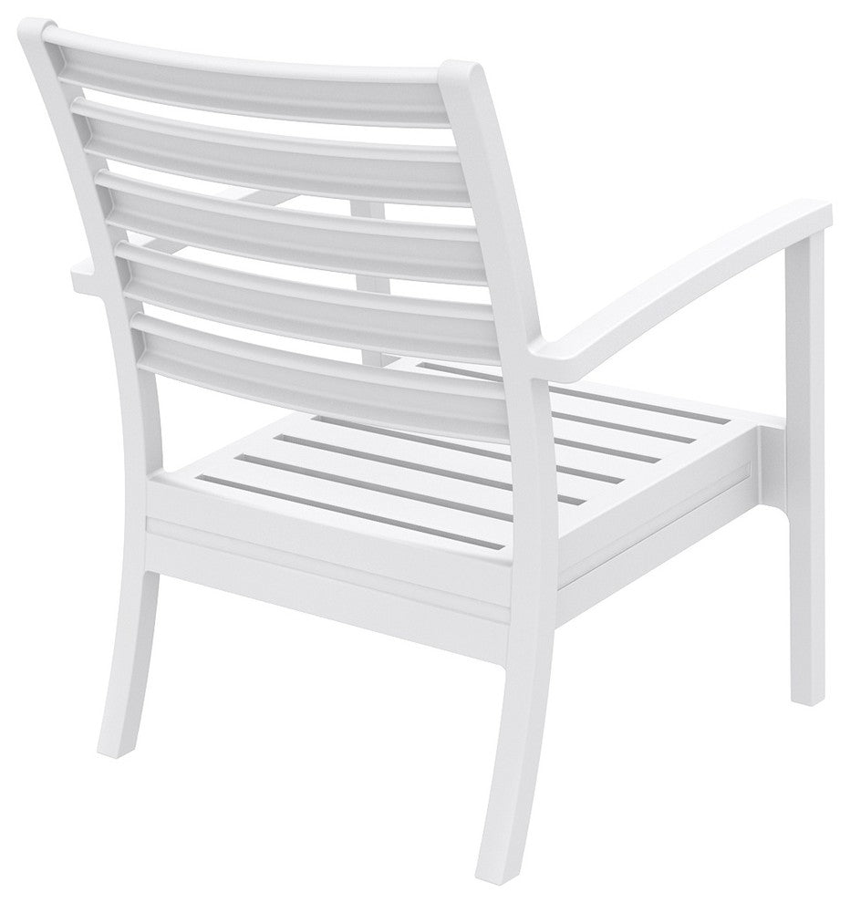 Compamia Artemis Club Armchair, Set of 2, White