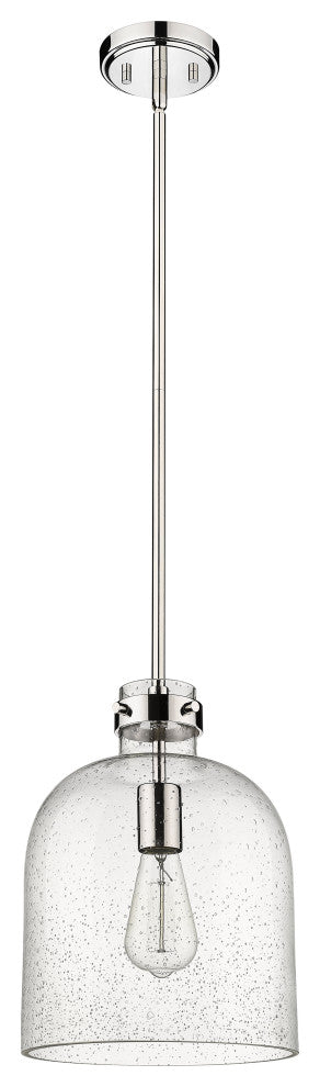 Zlite 817-9PN 1-Light Pendant, Clear Seedy