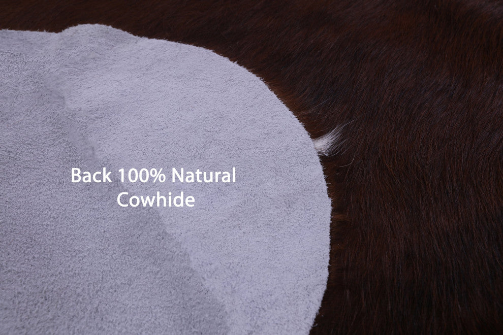 Natural Cowhide Rug 6' 1" X 5' 9" C2320