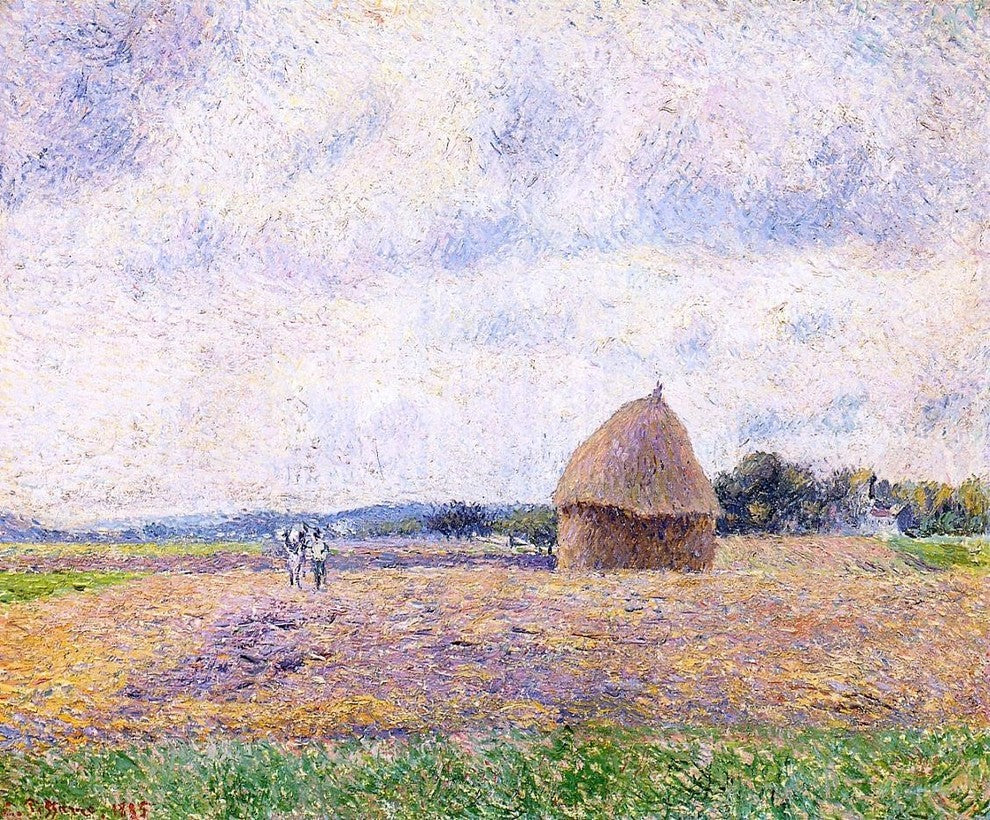 Camille Pissarro Haystack: Eragny, 20"x25" Wall Decal