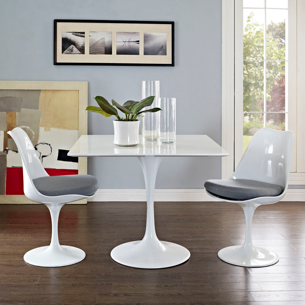 Modern Contemporary Kitchen 36" Dining Table White