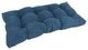 42"x19" Squared Micro Suede Tufted Loveseat Cushion, Indigo