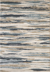 Avalon Ivory/Blue Landscapes Area Rug, 5'3 X 7'7
