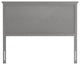 Fiona Herring Bone Wooden Adj. Headboard for Metal Bed Frames,Gray Wash-Full