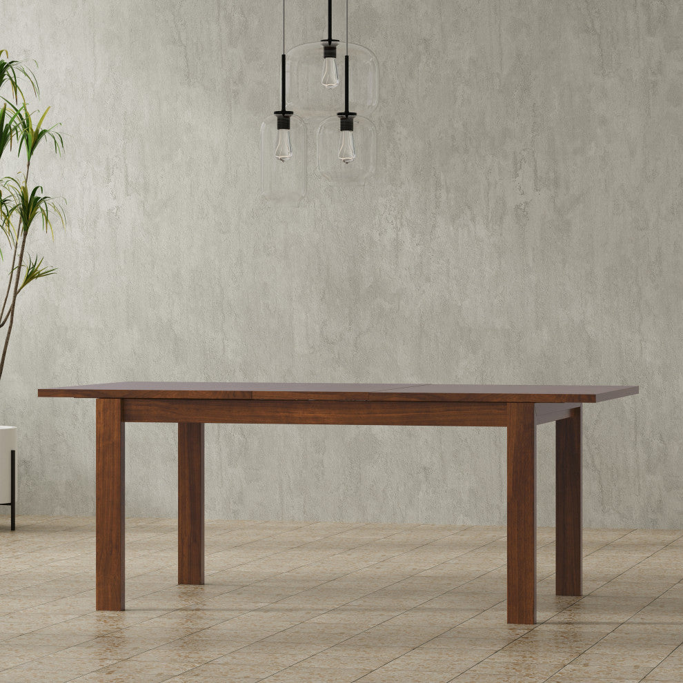 Wilson Extendable Dining Table, Walnut Veneer