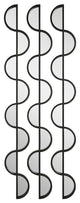 Uttermost Wisp Mirrored Iron Wall Decor, 3-Piece Set