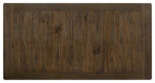 Cream and Weathered Oak Dining Table With Storage Drawers and Classic Style