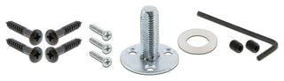 Mission Plate With Keyhole Single Dummy Crystal Glass Knob
