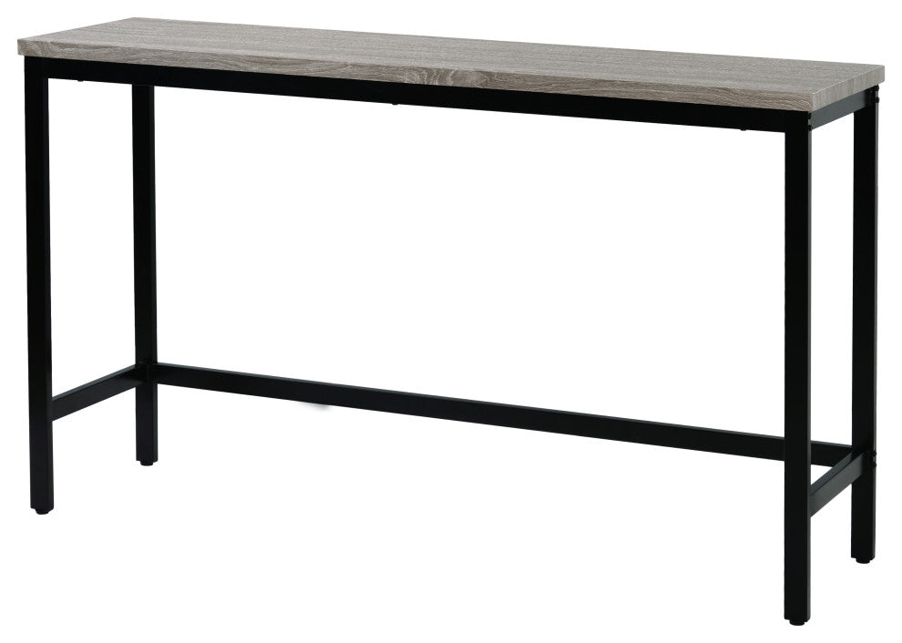 Height Extra Long Dining Table Set With 3 Stools