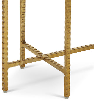 Flying Marble Gold Side Table