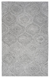 Rizzy Home Brindleton BR363A Gray Trellis Area Rug, Rectangular 5'x8'