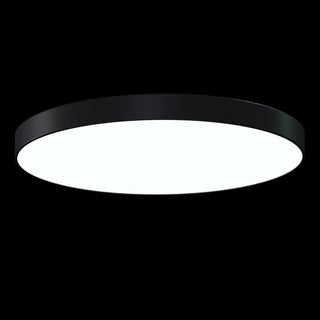 Sonneman 3748-30-30 Pi 30"W LED Flush Mount Drum Ceiling Fixture - Satin Black