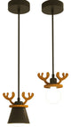 MIRODEMIÂ® Cap-d'Ail | Creative Ceiling Light with Deer Antlers Design, 8 Lights