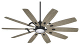 Minka Aire Barn 65" LED Ceiling Fan, Coal