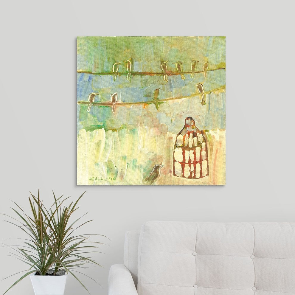 Uncaged Wrapped Canvas Art Print, 24"x24"x1.5"