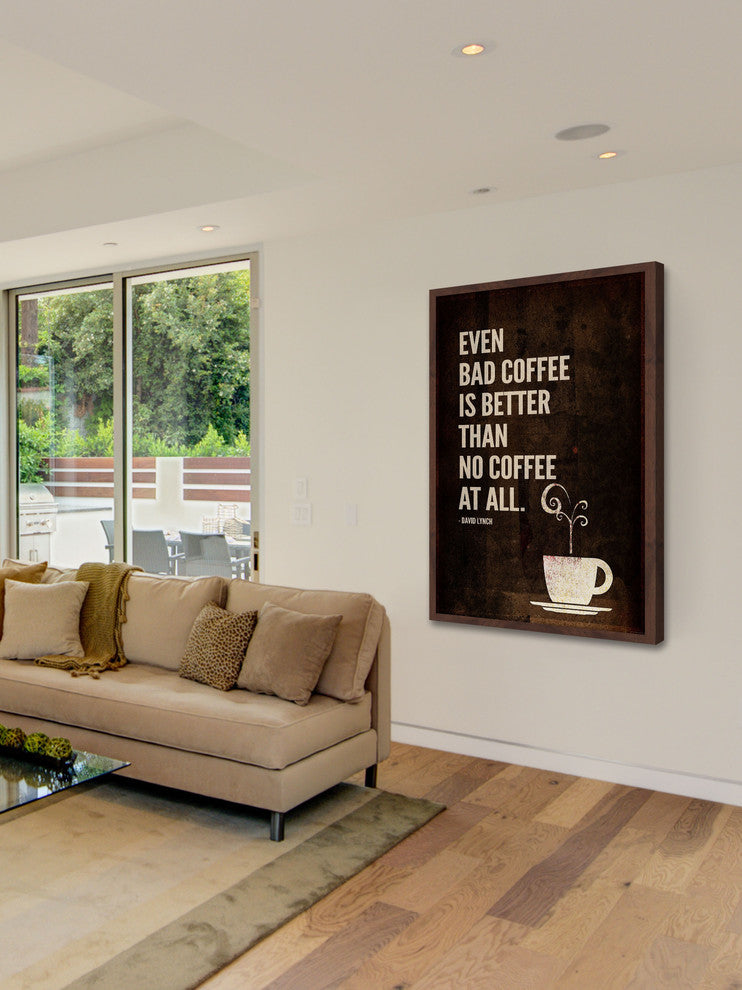 "Bad Coffee" Framed Painting Print, 20"x30"