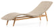 Portia Outdoor Chaise Lounge-White