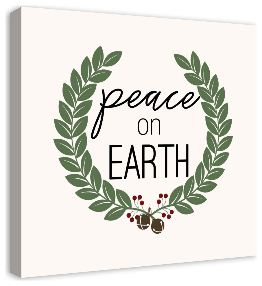 Peace On Earth 24x24 Canvas Wall Art