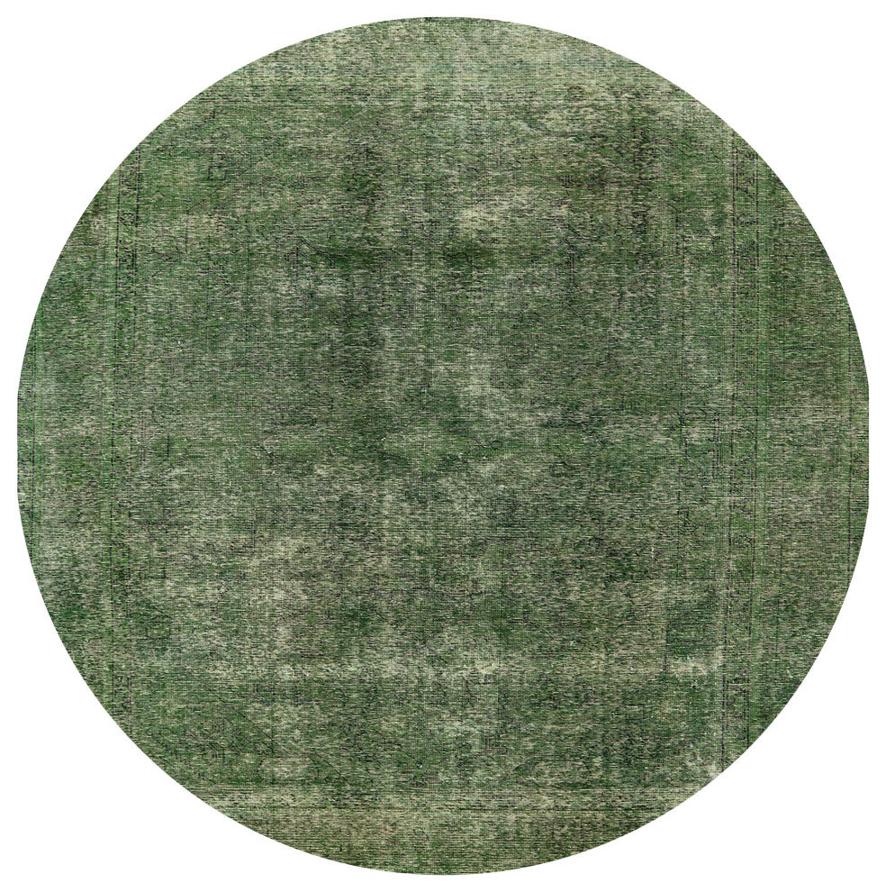 Ahgly Company Indoor Round Mid-Century Modern Area Rugs, 3' Round