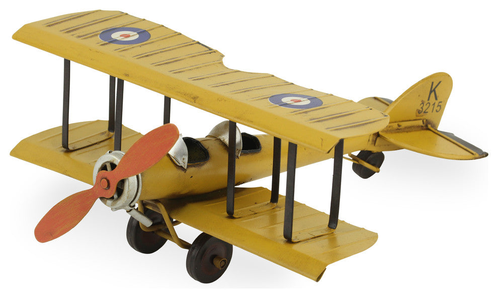 Mini British Avro Tutor Biplane Circa 1935
