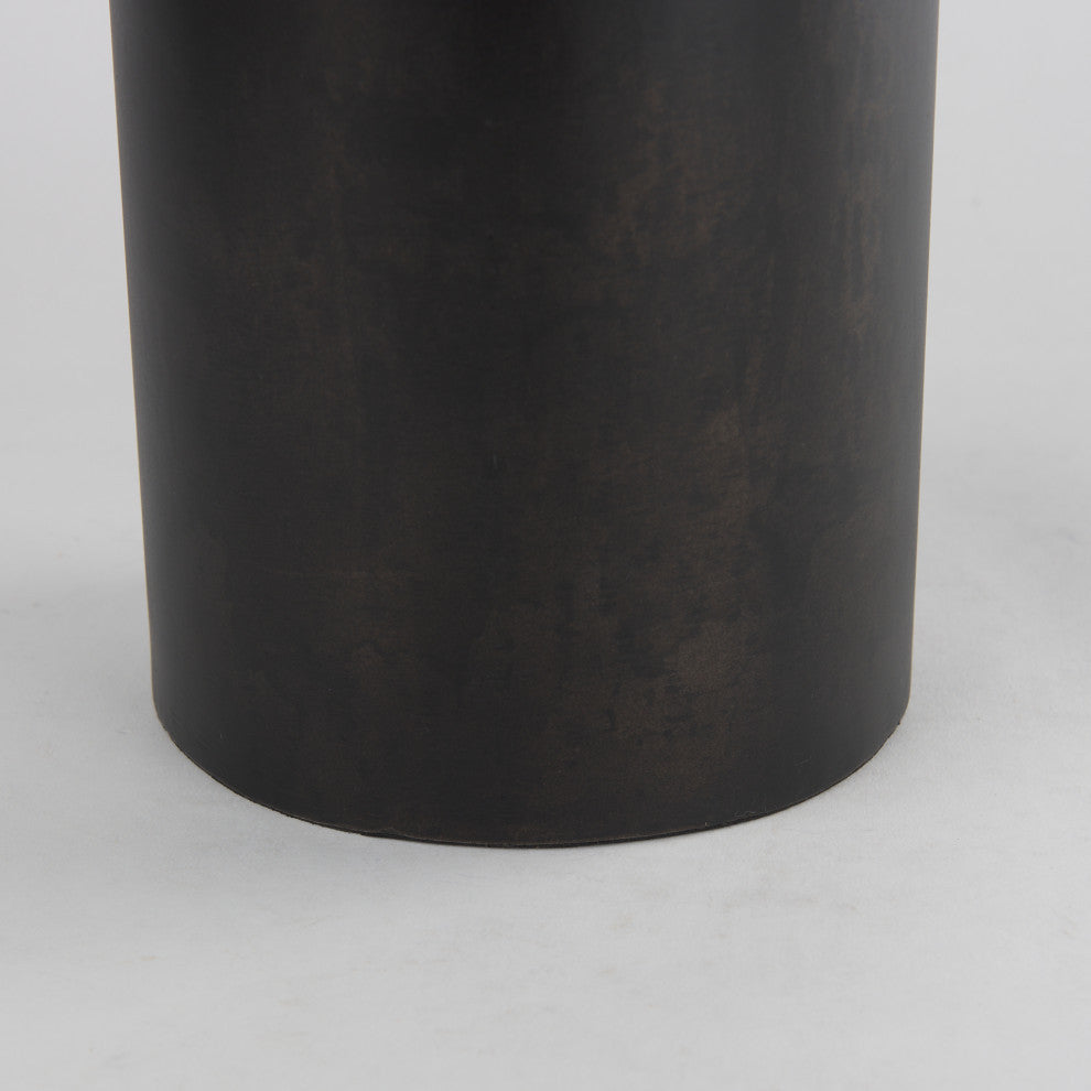 Aubrey Large 24.0H Black Iron Flower Vase