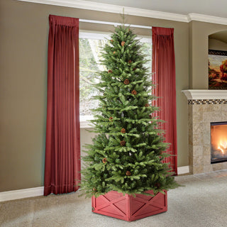 6' Pre-Lit Green Fir Artificial Christmas Tree With Lights