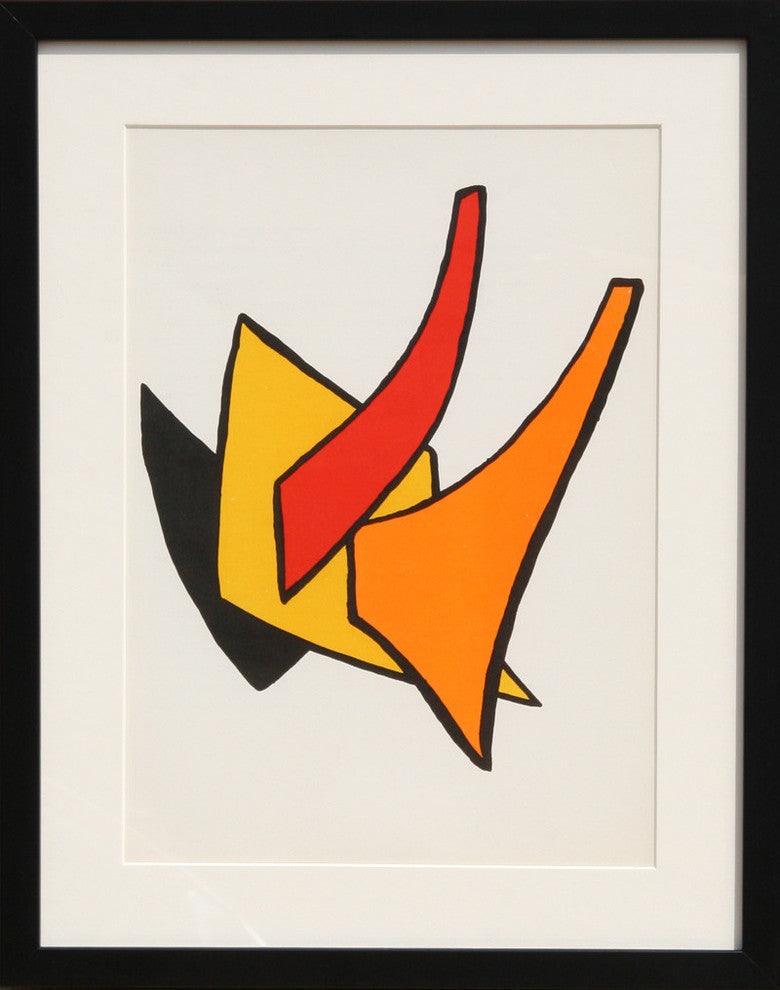 Alexander Calder, Untitled II, Study for Stabile, Lithograph