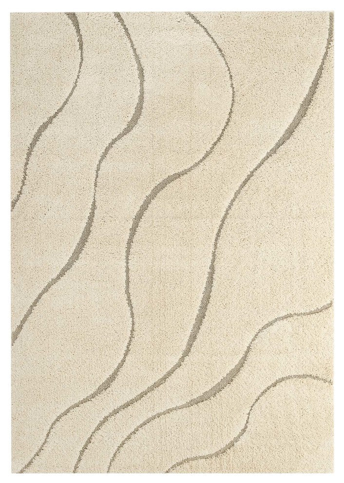 Abound Abstract Swirl 5x8 Shag Area Rug
