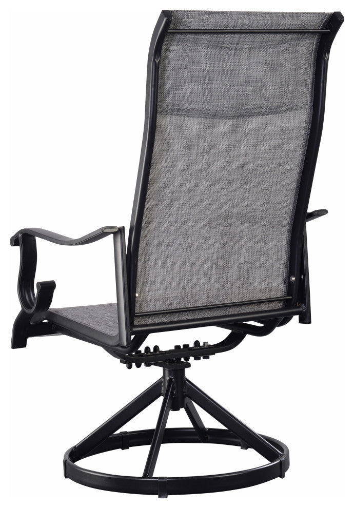 Westin Swivel/Rocking Sling Chair 2-pack - Black