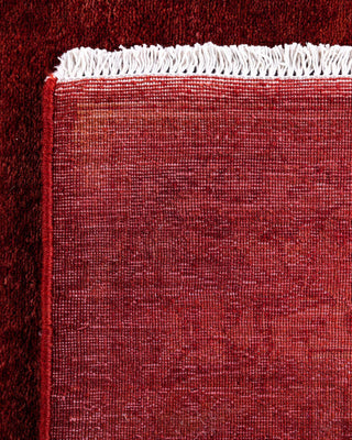 Overdyed, One-of-a-Kind Hand-Knotted Area Rug Rust, 2'6"x9'4"