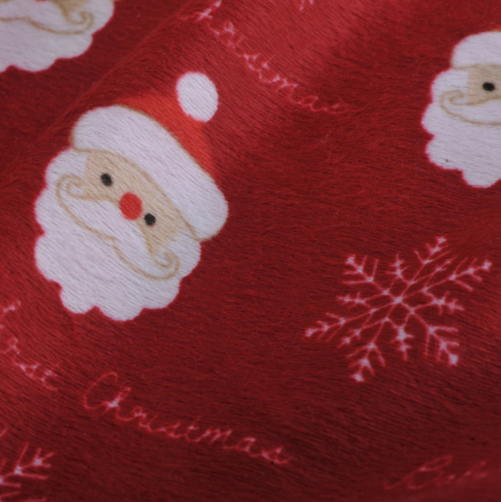 Christmas 4 Piece Pillow Shell Set, Red Devin, (4) 20" X 20"