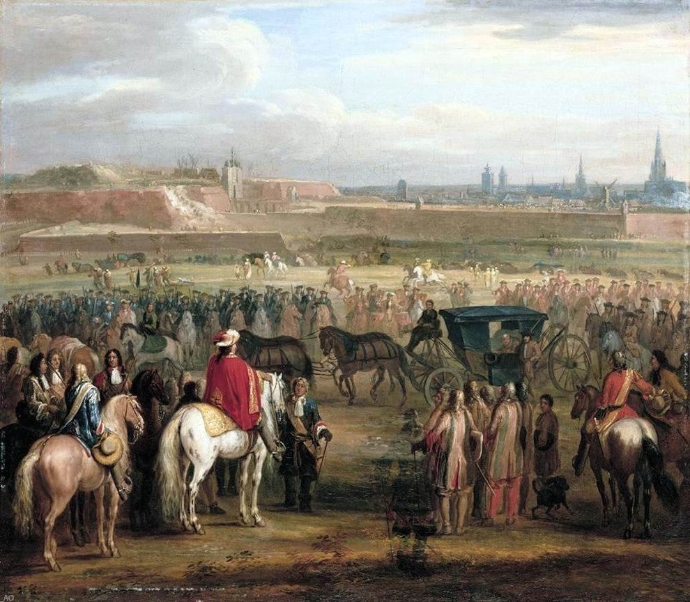 Adam Frans Van Der Meulen The Surrender of Cambrai Gallery Wrapped Canvas Print