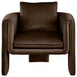 Sloan Velvet Accent Chair, Brown