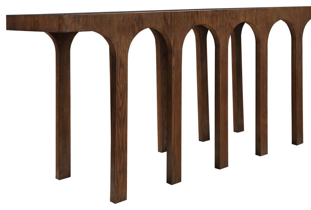 Westfield Console Table, Black, 58" Wide, Brown, 70"wide, Console Table