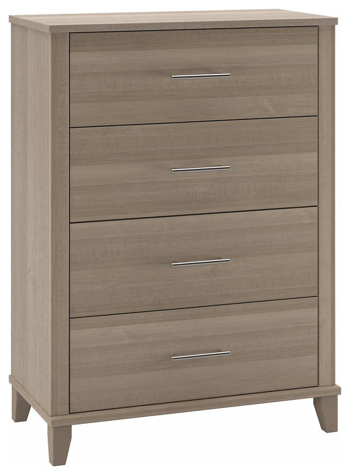 Bush Furniture Somerset Chest of Drawers in Ash Gray